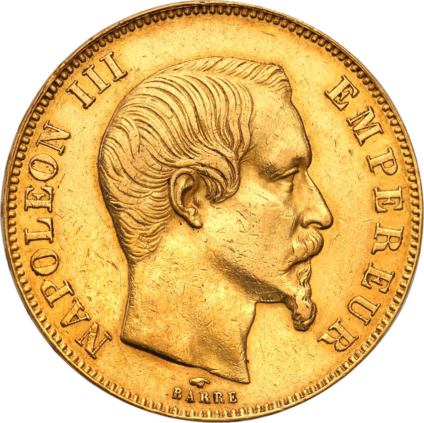 Francja. 50 franków 1857 A